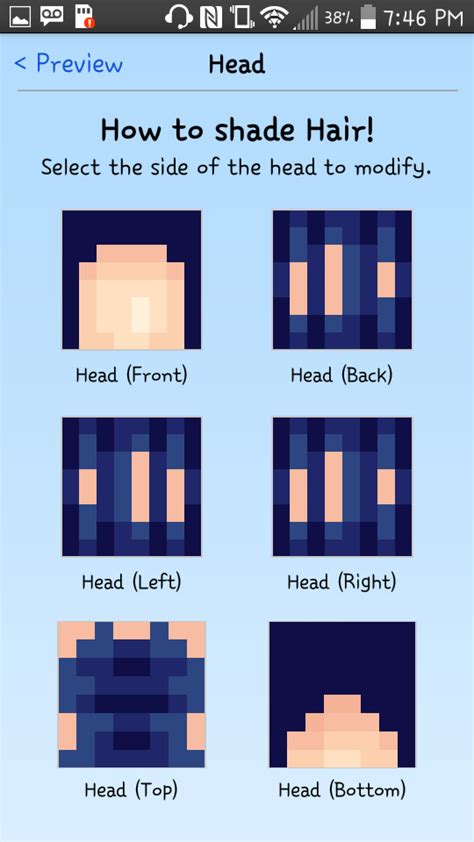 minecraft hair tutorial|How to shade Hair! A Crafty Tutorial :3